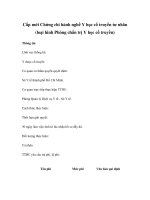 Cấp mới Chứng chỉ hành nghề Y học cổ truyền tư nhân (loại hình Phòng chẩn trị Y học cổ truyền) docx