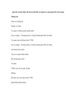 Lập hồ sơ thực hiện chế độ ưu đãi đối với người có công giúp đỡ cách mạng docx