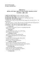 KẾ HOẠCH HĐ ĐỘI THƯỜNG XUYÊN