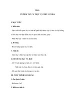 Sinh học 6 - Bài 4: CÓ PHẢI TẤT CẢ THỰC VẬT ĐỀU CÓ HOA docx