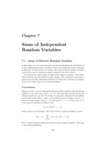 Introduction to Probability - Chapter 7 pptx