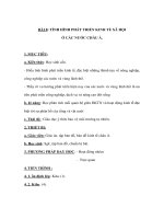 Giáo án địa lý lớp 8 - TÌNH HÌNH PHÁT TRIỂN KINH TẾ XÃ HỘI Ở CÁC NƯỚC CHÂU Á potx