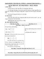 Số học 6- Tuân 30