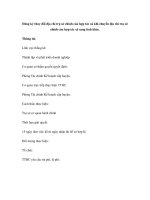 Đăng ký thay đổi địa chỉ trụ sở chính của hợp tác xã khi chuyển địa chỉ trụ sở chính của hợp tác xã sang tỉnh khác. doc