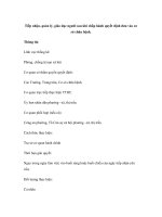 Tiếp nhận, quản lý, giáo dục người sau khi chấp hành quyết định đưa vào cơ sở chữa bệnh pot