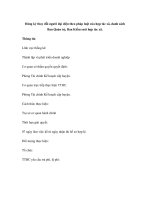 Đăng ký thay đổi người đại diện theo pháp luật của hợp tác xã, danh sách Ban Quản trị, Ban Kiểm soát hợp tác xã. ppsx