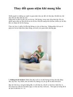 Thay đổi quan niệm khi mang bầu doc