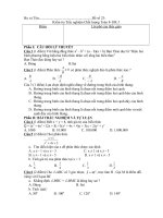 De kiem tra Chat luong Toan 8-HK I (so 23)