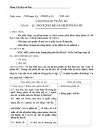 giao an so học  chương III