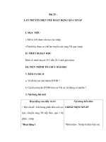 Sinh học 11 - Bài 29 : LAN TRUYỀN ĐIỆN THẾ HOẠT ĐỘNG QUA XINÁP potx