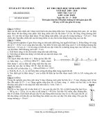 đề và đá. án hsg 12 thanh hoá