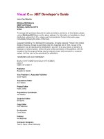 Visual C++  NET developers guide