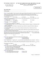 Đềthi tốt nghiệp GDTX môn vật lí (p 3)