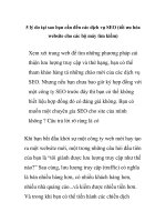 5 lý do tại sao bạn cần đến các dịch vụ seo (tối ưu hóa website cho các bộ máy tìm kiếm)