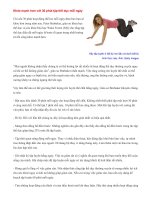 Khỏe mạnh hơn với 30 phút tập thể dục mỗi ngày