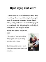 Bệnh động kinh ở trẻ ppt