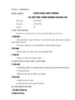 Tiết 62 - Bài 59 Sinh 9