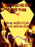 Bài giảng Phạm trù nội dung và hình thức docx