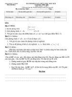 đề thi ki 2 thanh hoá