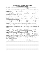 Đề khảo sát HSG môn toán lớp 4