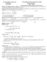 đề thi HSG Nam định 2010