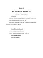 Giáo án Công nghệ lớp 9 - Thi kiểm tra chất lượng học kỳ I ( Thời gian 45 / không kể chép đề pdf