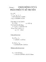 đồ án: cơ ứng dụng hộp giảm tốc, chương 1 pptx