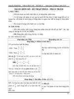 Số học 6- Tuân 31