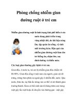 Phòng chống nhiễm giun đường ruột ở trẻ em doc