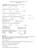 Khảo sát toán 9