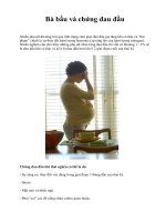 Bà bầu và chứng đau đầu pps