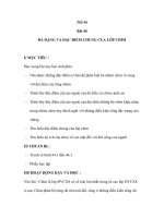 Sinh học 7 - Bài 44 ĐA DẠNG VÀ ĐẶC ĐIỂM CHUNG CỦA LỚP CHIM pptx