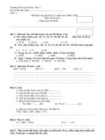 de thi GHKII toan 3 NH 09 - 10