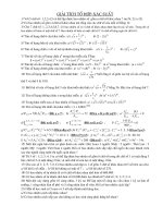 Giải tích tổ hợp - Xác suất pot