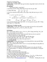 bài tập về tứ diện đặc biệt