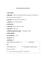 Địa lý lớp 6 - BÀI KIỂM TRA HỌC KÌ II ppt