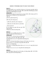 Định lý Steiner cho tứ giác toàn phần ppsx