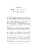 Econometric theory and methods, Russell Davidson - Chapter 13 potx