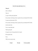 Cấp Giấy chứng nhận đăng ký bè cá. Thông tin Lĩnh vực thống kê: Thủy sản Cơ ppt