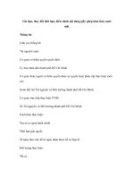 Gia hạn, thay đổi thời hạn, điều chỉnh nội dung giấy phép khai thác nước mặt potx