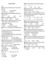 Câu hỏi, bài tập ôn tập hóa 10 học kỳ II ( phần phi kim)