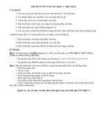 ĐỀ CƯƠNG ÔN TẬP TIN 6 HKII