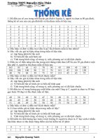 Bài tập thống kê