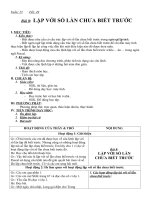 Bài 8: Lặp Với Số Lần Chưa Biết Trước (tiết 1)