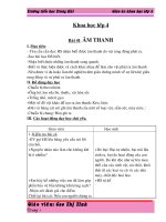 Giáo án âm thanh lớp 4