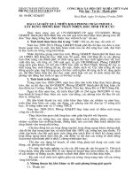 BAO CAO THUC HIEN PHONG TRAO TRUONG HOC THAN THIEN