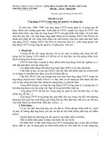 Ứng dụng CNTT trong công tác quản lý và giảng dạy