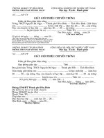 Mẫu giấy giới thiệu chuyển trường