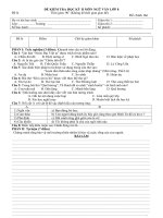 Đề thi Học kỳ II môn Ngữ Văn lớp 8 _ Đề lẽ