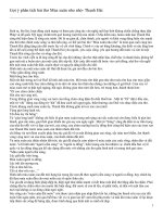 phân tích bài thơ Mùa xuân nho nhỏ